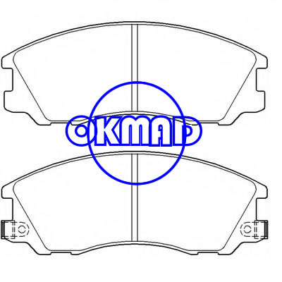 HYUNDAI TERRACAN (HP) Hawtai Closed Off-Road Brake pad FMSI:8939-D1713 OEM:58101-H1A00 FDB1670 GDB3299 GDB3343 WVA:24059 24060 24061, F1713